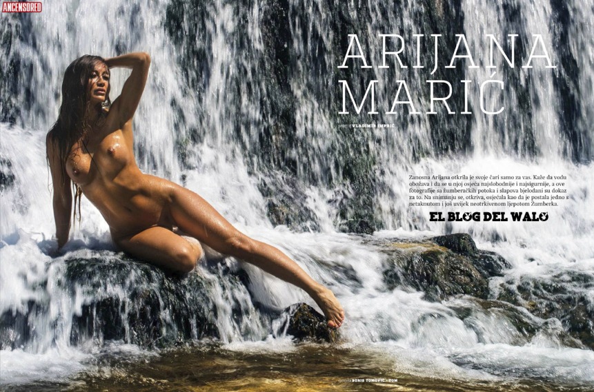 Arijana Maric no underwear 40