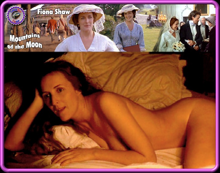 Fiona Shaw in a short skirt breasts