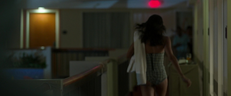Laura Harrier buttocks are visible